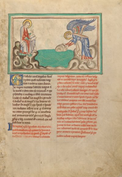An Angel Casting a Millstone into the Sea by Unbekannt Unbekannt